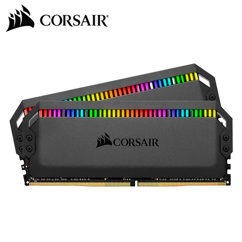 Corsair Dominator Platinum Airflow RGB LED Memory Kit Memoria RAM DDR4 2*8GB DRAM 3000MHz 3200MHz 3600MHz For Desktop ► Photo 1/6