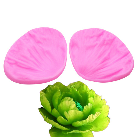 2pcs/Set Peony Flower Petal Cake Decorating Tools Rose Fondant Chocolate Silicone Mold Sugar Paste Candy Chocolate Moulds ► Photo 1/5