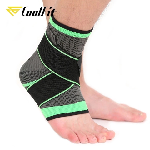 CoolFit 1PCS New Sports Ankle Brace Compression Strap Sleeves Support 3D Weave Elastic Bandage Foot Protective Gear Gym Fitness ► Photo 1/6