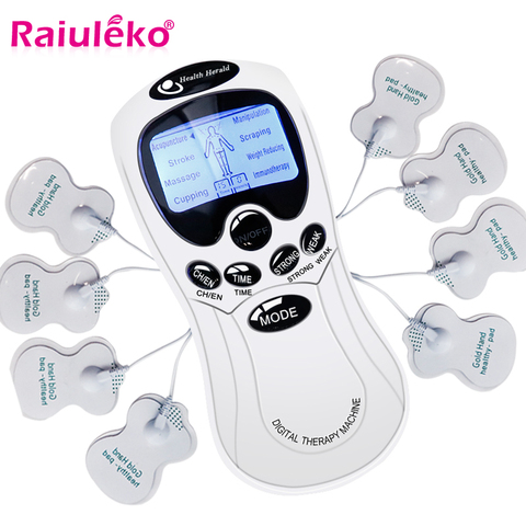 8 Electrode Health Care Tens Acupuncture Electric Therapy Massageador Machine Pulse Body Slimming Sculptor Massager Apparatus ► Photo 1/6