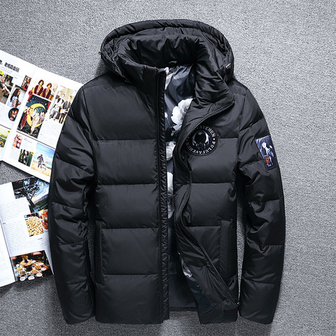 Hot Sale Fashion Winter Big Hooded Duck Down Jackets Men Warm High Quality Down Coats Male Casual Winter Outerwer Down Parkas ► Photo 1/5