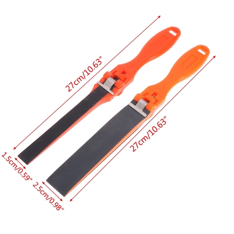 Sandpaper Ruler Plastic Jewelry Polishing Tools Abrasive Bar Grinding Stick Clip D08F ► Photo 1/5