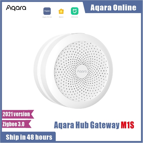 2022 Newest Aqara Hub M1S Gateway with RGB Led Night Light Zigbee 3.0 Siri Voice APP Smart Remote Control Work Mijia APP HomeKit ► Photo 1/6