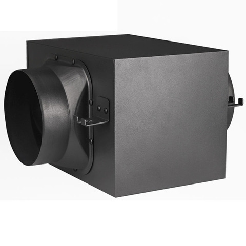 HVAC ventilation system air purifier metal air purification box with activated carbon HEPA filter PM2.5 remover for 100mm duct ► Photo 1/3