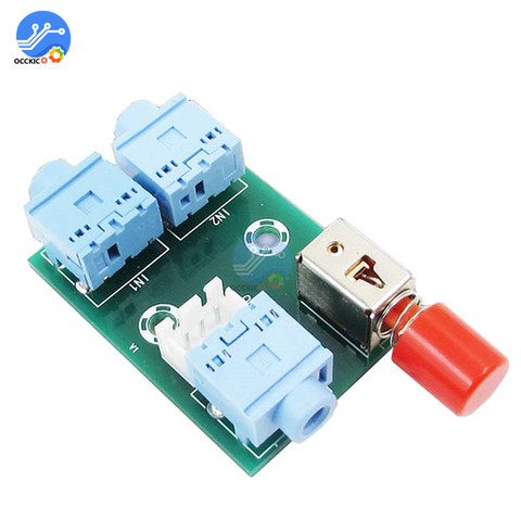 XH-M371 Audio Switching Module 3.5mm Jack 2 into 1 Out Audio Switching Socket PCB Board ► Photo 1/1