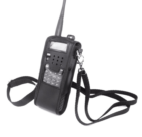 Extended Leather Soft Case Bag for Baofeng UV-5R 3800mAh Portable Radio Walkie Talkie UV 5R TYT TH-UVF9 TH-F8 TH-UVF9D ► Photo 1/6