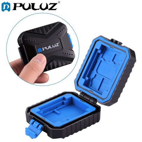 11 in 1 Micro SD Memory Card Case Holder Waterproof Storage Box Protector for 3 SIM + 2 XQD + 2 CF + 2 TF + 2 SD Card ► Photo 1/6