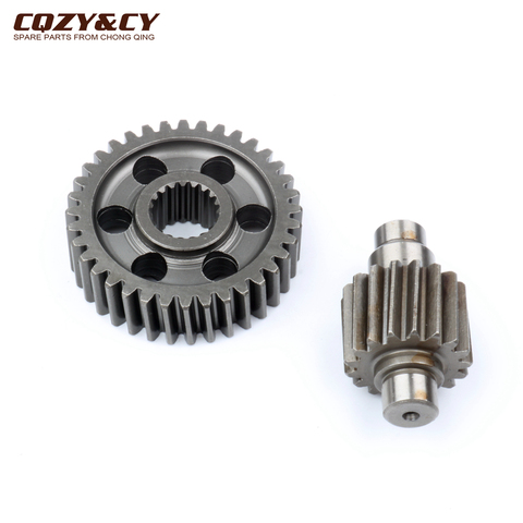 36T-17T High Performance Final Drive Gear for GY6 125cc 150cc 152QMI 157QMJ Scooter Karting ATV 4 Stroke ► Photo 1/6