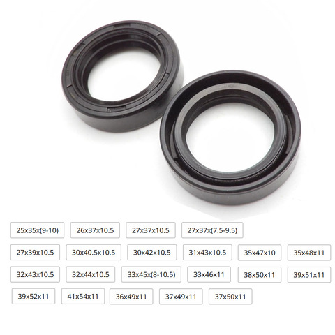 Motorcycle Fork Oil Seals for CG CN 70 100 110 125 150cc 200 250cc Yamaha Honda Kawasaki Suzuki Scooter Moped ► Photo 1/6