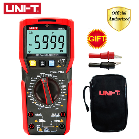 UNI-T UT89X UT89XD True RMS Professional Digital Multimeter Tester NCV 20A Current AC DC Voltmeter Capacitance Resistance Tester ► Photo 1/6