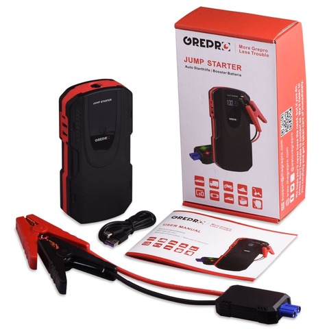 Car Jump Starter Auto Booster Battery 12V jump starter Launcher Vehicle Emergency Start Battery Car Launch Starter Power Bank ► Photo 1/6