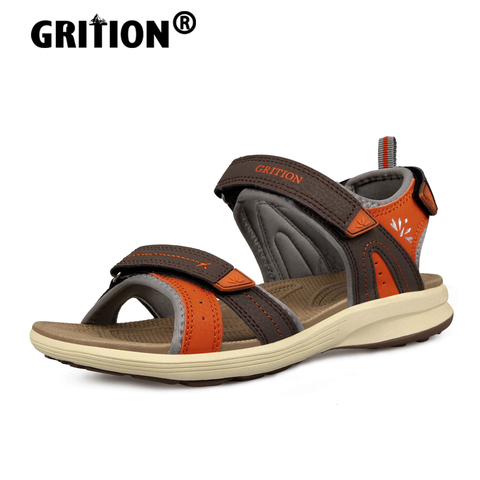 GRITION Women Sandals Flat Heels Fashion High Quality Female Shoes Outdoor Trekking Hiking Beach Lightweight 2022 New Designers ► Photo 1/6