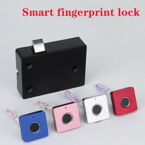 Waterproof USB Charging Smart Fingerprint Lock Drawer Lock Unlock Cabinet Lock Biometric Fingerprint Lock 20 Fingerprints ► Photo 1/1