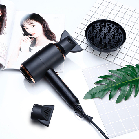 Powerful Hair Dryer Household Blow Dryer Strong Power for Home Outdoor Travel Hot/Cold Wind Hairdryer 210-240V EU Plug 45D ► Photo 1/6