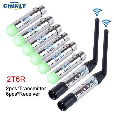 DMX512 Wireless Lighting Receiver Transmitter 2.4G Communication distance 300M RGB Light Controller for Stage Effect Controller ► Photo 1/6