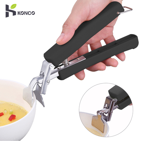 Konco Hot Bowl Holder Dish Clamp Microwave Oven Pot Pan Gripper Clip Anti-scalding clamp Hot Dish Plate Bowl Clip Retriever Tong ► Photo 1/1