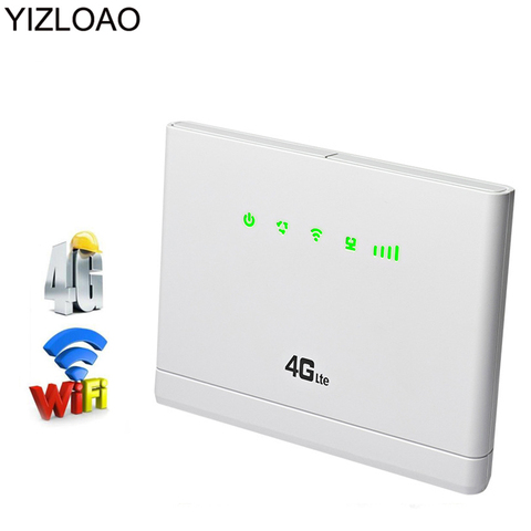 YIZLOAO 4G 3G Mobile/Wifi/Unlock Router Sim Card with External Antenna 4g Wifi Router Broadband Mini Modem Hotspot Access Point ► Photo 1/6