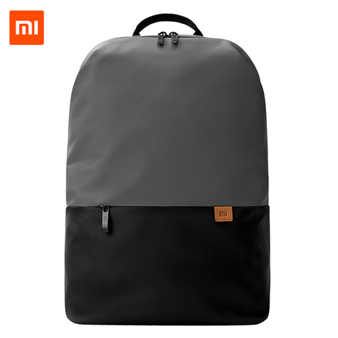 Original Xiaomi Simple Casual Backpack Waterproof 15.6 inch Laptop School Bag Large Capacity Travel Backpack Ice Feeling Fabric ► Photo 1/6