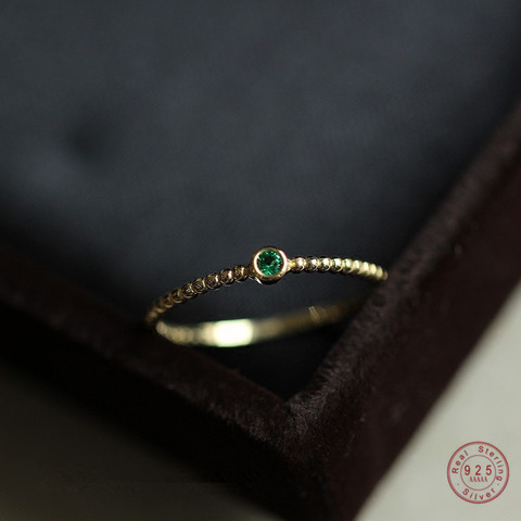925 Sterling Silver Vintage Emerald Ring Women Light Luxury Fashion Wedding Engagement High-end Jewelry Girlfriend Gift ► Photo 1/6