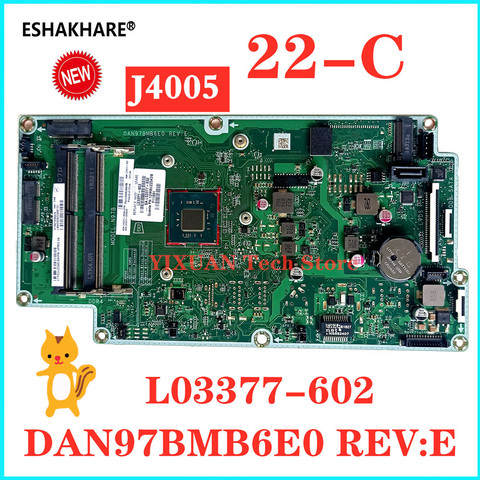 NEW! SR3S5 J4005 N97B L03377-602 For HP Pavilion 22-C Motherboard 22C013 TPC-22 DAN97BMB6E0 Mainboard  L03377-001 100% test work ► Photo 1/4