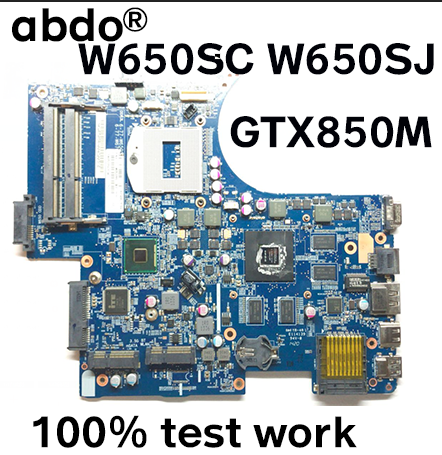 6-71-W65J0-D02 for CLEV0 W650SC W650SJ K650D K590C K610C K640E G150S notebook motherboard GPU GTX850M 2GB 100% test work ► Photo 1/5
