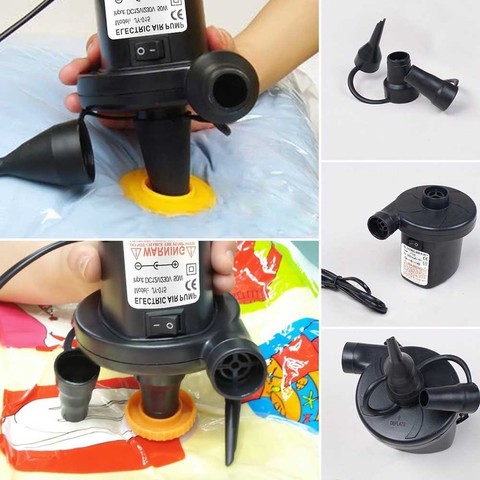 Electric Portable Air Pump for Inflatables Air Mattress Raft Bed Boat Pool Toy JAN88 ► Photo 1/5