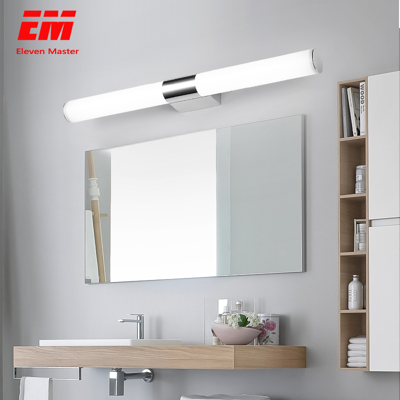 Modern Bathroom Vanity LED Light Acrylic Front Mirror Toilet Wall Lamp 12/16/22W 