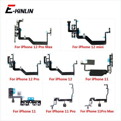 Volume Button Power Switch On Off Key Ribbon Flex Cable For iPhone 11 Pro Max Replacement Parts ► Photo 1/6