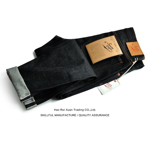 SAUCE ORIGIN 910-PI Men Jeans Pants Slim Fit Selvedge Denim Jeans Sanforized Denim Handmade American Cotton ► Photo 1/5