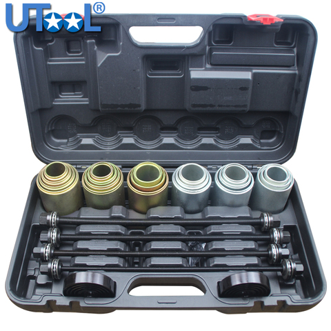 26Pc Universal Press and Pull Sleeve Remove Install Bushes & Bearings& Seals Tool Kit ► Photo 1/2