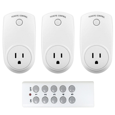 Wireless Remote Control 433MHZ RF Power Outlet Light Switch Socket