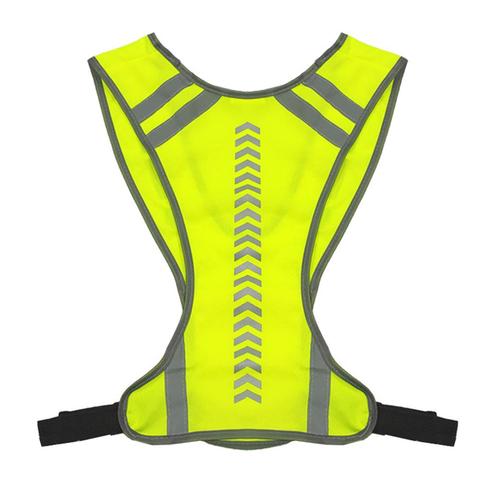 Outdoor Night Riding Running Reflective Vest Safety Security Sports Vest Night Bicycle Cycling Riding Jogging Vest Guiding Light ► Photo 1/6