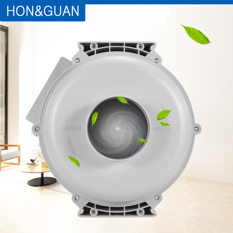 4~8 inch Plastic Round Duct Centrifugal Fan Ultra Silent Circular Exhaust Ventilation Fan Hydroponic Air Blower for Grow Tent ► Photo 1/6