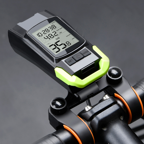 Wireless Bicycle Computer MTB Cycling Bike Odometer Stopwatch Speedometer Integrated 800LM Headlight 120DB Horn Accessories ► Photo 1/6