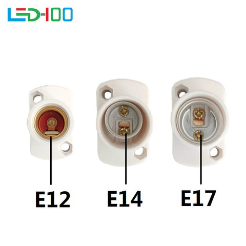 Mini Screw Lamp Base E12 E14 E17 Lamp holder Light Bulb Socket Holder Adapter ► Photo 1/4