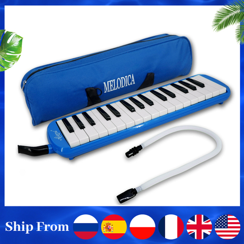 Aiersi 32 Key Melodica Piano Style Melodica Keyboard Musical Accordions Instrument with Carrying Bag Strap Mouthpiece ► Photo 1/6