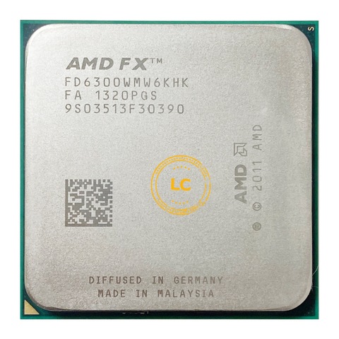 AMD FX-Series FX6300 FX 6300 3.5 GHz Six-Core CPU Processor FD6300WMW6KHK Socket AM3+ ► Photo 1/2