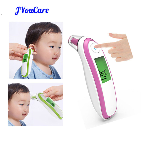 JYouCare Medical Infrared Digital Ear and Forehead Laser Body Thermometer Baby Adult Fever Temperature Non-contact CE termometro ► Photo 1/5