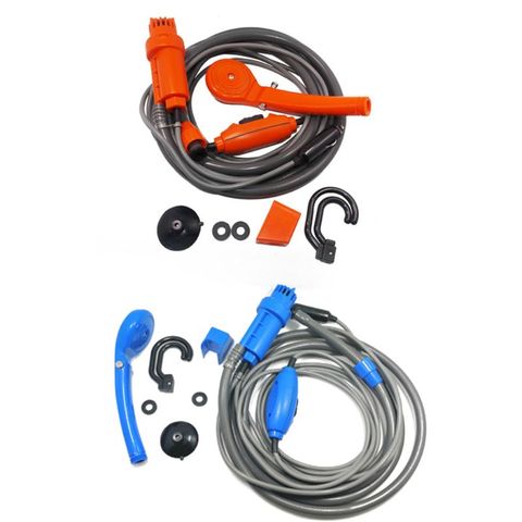 Outdoor 12v Portable Shower Camping car cigarette lighter Water Pump For Travel ► Photo 1/6