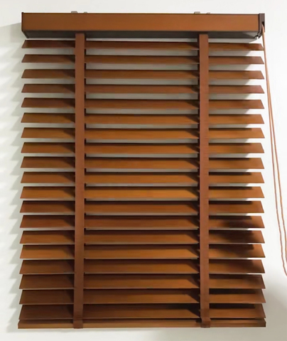 Manual Basswood 50mm/35mm  wooden window blinds ► Photo 1/6