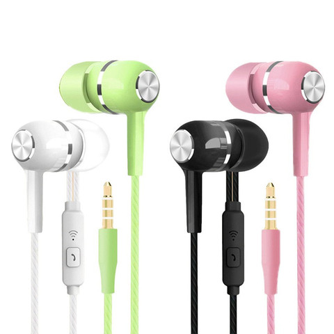 2022 New Sport Earphone wholesale Wired Super Bass 3.5mm Crack Colorful Headset Earbud with Microphone Hands Free ► Photo 1/6
