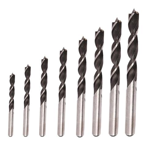 3-Tip Carpentry Wood Drill Bit Woodworking Drill Tap 3mm 4mm 5mm 6mm 8mm 10mm 11mm 12mm For Choose Tools ► Photo 1/6