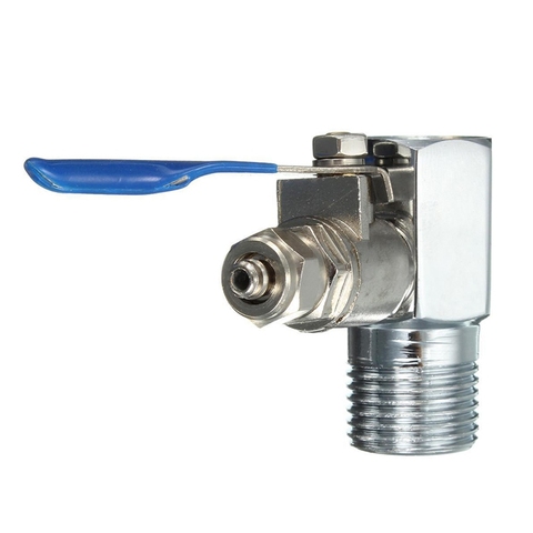 New 1/2'' to 1/4'' RO Feed Water Adapter Ball Valve Faucet Tap Feed Reverse Osmosis ► Photo 1/5