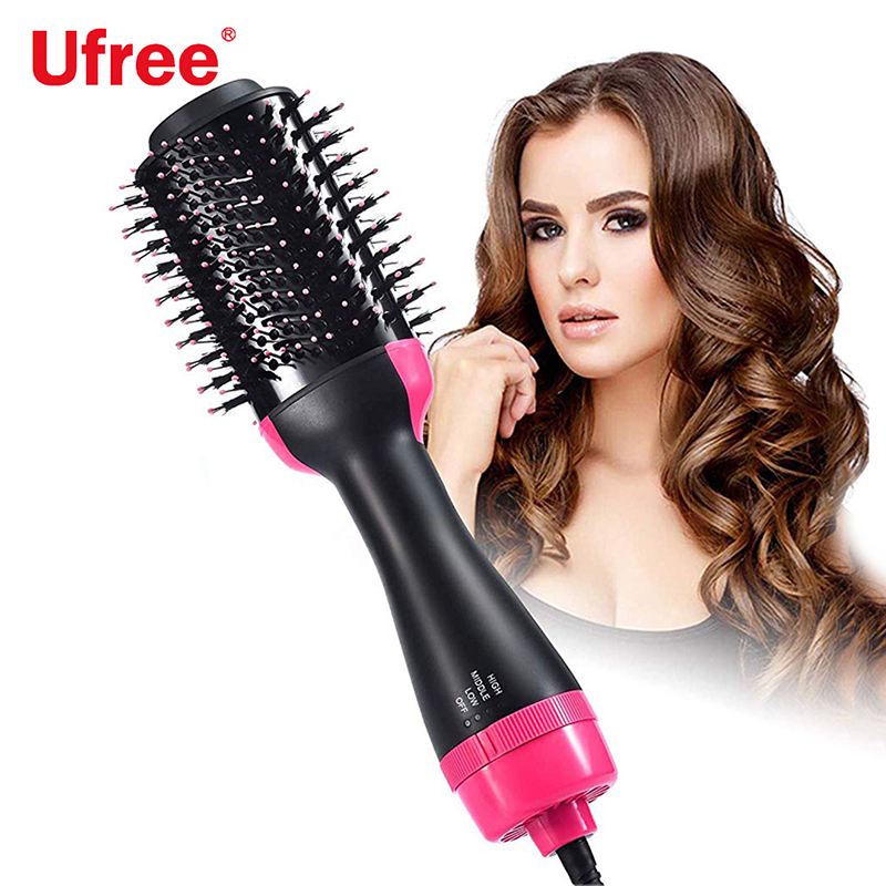 3 in 1 Multifunctional Hair Dryer & Volumizer Rotating Hair Brush Roller  Rotate Styler Comb Styling Straightening Curling Iron - Price history &  Review | AliExpress Seller - Shop4392033 Store 