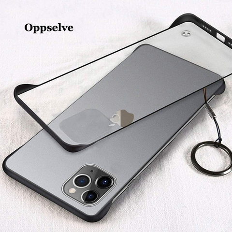 Luxury Frameless Case For iPhone 11 Pro X S XR 8 7 6 s Plus Capinhas Ultra Thin Hard PC Cover Case For iPhone X 7 11 Coque Funda ► Photo 1/6