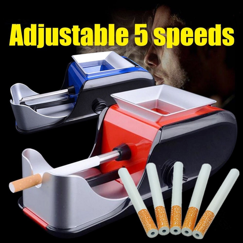 Cigarette Rolling Machine Electric Automatic Maker Tobacco Roller Cigarette Shape Metal Pipe Smoking Accessory One Hitter Tobacc ► Photo 1/6