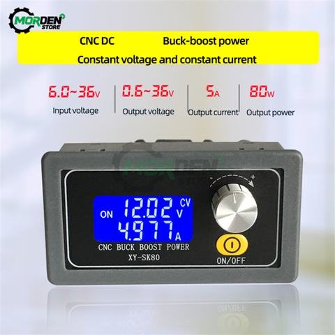 SK80 CNC Adjustable Automatic Buck-Boost Module Constant Voltage Constant Current DC Digital Power Supply DIY Solar Charging ► Photo 1/6