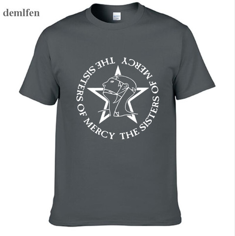 The Sisters Of Mercy T-Shirt Men And Women Tee Post Punk Goth Rock Band T Shirts Cotton Tops Tees ► Photo 1/6