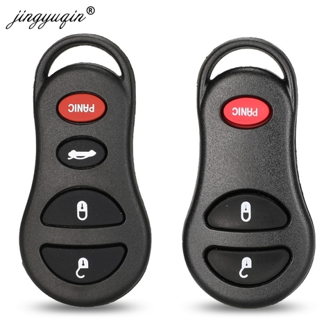 jingyuqin 3 Button Keyless Remote Key Shell Case Fob For Chrysler Voyager Cruiser For Dodge Ram Dakota Jeep Cherokee ► Photo 1/5