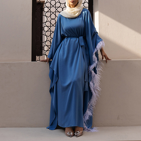 Robe Djellaba Femme Vestidos Kaftan Dubai Abaya Turkey Muslim Fashion Hijab Dress Islam Clothing Dresses Abayas For Women Caftan ► Photo 1/6